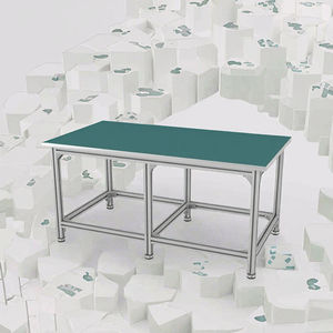 पोर्टेबल हल्के मिश्र धातु कार्य बेंचों को आसान-से-इकट्ठा कार्य तालिका 6000 श्रृंखला ग्रेड T3-T8 स्वभाव इलेक्ट्रॉनिक वर्कबेंच असेंबली - Product Image 3