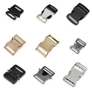 Nueva hebilla <span class=keywords><strong>de</strong></span> cinturón táctica para exteriores personalizada con logotipo <span class=keywords><strong>de</strong></span> metal lateral <span class=keywords><strong>de</strong></span> liberación rápida, accesorio para bolsa DIY - Product Image 4