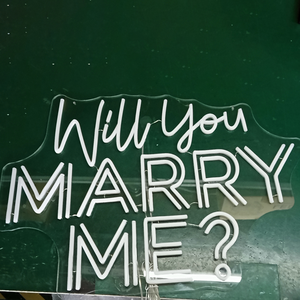 Tu veux m'épouser ? Lettres lumineuses LED personnalisées, parfaites pour le bureau, la boutique, la maison, les mariages, la décoration publicitaire et l'éclairage nocturne - Product Image 3