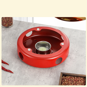 หม้อต้มน้ำสแตนเลสหูสองชั้นเครื่องครัวราเม็งเกาหลีราเม็งสีทองหรูหรา - Product Image 2