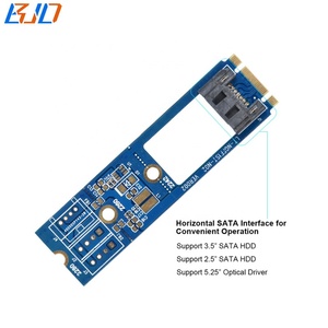 M.2 Ngff Key B + M Giao Diện Để <span class=keywords><strong>SATA</strong></span> 3.0 7Pin Kết Nối <span class=keywords><strong>Adapter</strong></span> Riser Thẻ Cho 2.5 "3.5" Đĩa Cứng - Product Image 2
