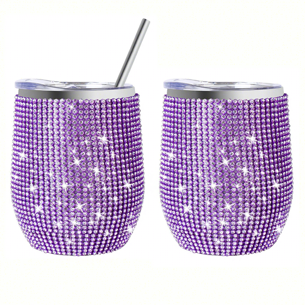 Mug strass violet