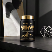 Complément alimentaire en bonbons gélifiés à l'extrait de résine de Shilajit pur de l'Himalaya, sans sucre, halal, 800 mg, en gros, OEM, marque privée