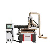 Menuiserie automatique 2137 changement d'outil automatique CNC routeur Machine avec lames de scie MDF coupe cuisine porte armoire ATC CNC scie