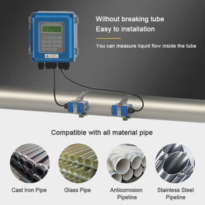 DN15 ~ DN6000デジタルrs485 modbusフローヒートセンサークランプ挿入超音波水流量計 - Product Image 4