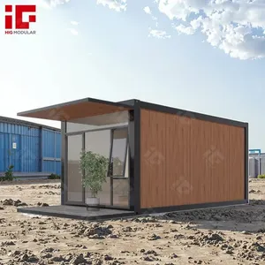 Trung Quốc 20ft có thể gập lại sang trọng đúc sẵn Di động vận chuyển prefab mô-đun gian hàng cà phê thanh container nhà cửa hàng nhỏ nhà - Product Image 6