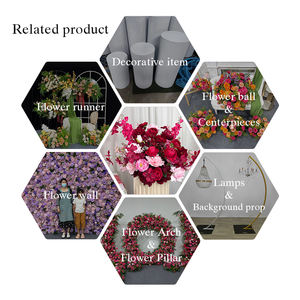 Yapay El Yapımı Kırmızı Seri Çiçek Seti Düğün ve Doğum Günü Arka Plan Süslemeleri ve Çiçek Aksesuarları İçin Mükemmel - Product Image 5