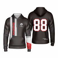 Maillot de gardien de but de hockey sur glace en tissu respirant 100% polyester, conçu sur mesure, grande taille, séchage rapide