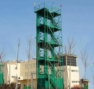 Изготовленная на заказ производителем высокопрочная стальная конструкция — пожарная тренировочная вышка для симуляционных тренировок - Product Image 2