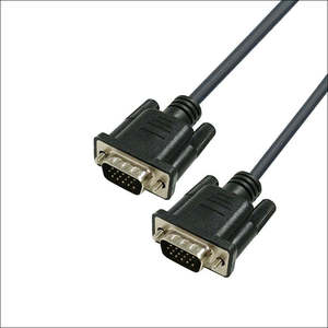 Câble VGA D-Sub 15 broches mâle-mâle avec gaine en PVC, câble DB 15 broches pour ordinateur et lecteur DVD - Product Image 2