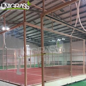 <span class=keywords><strong>Terrain</strong></span> de tennis de <span class=keywords><strong>padel</strong></span> intérieur et extérieur avec gazon artificiel et couverture de toit - Product Image 6
