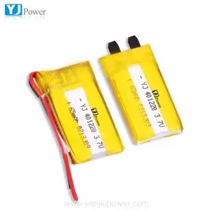 Factory Deep Cycle 401220/65mAh 3.7V Rechargeable Lithium Polymer Battery For Children's Watch