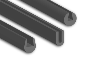Guarnizione in Gomma EPDM Nera Industriale a Profilo U per Protezione Bordi di Metallo e Vetro, Resistente - Product Image 5
