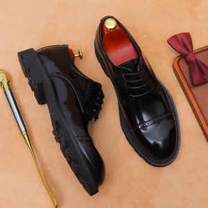 Chaussures décontractées rétro pour hommes en cuir véritable DSYX, légères, respirantes, à enfiler, style vintage, pour l'automne, vente en gros - Product Image 2