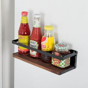 Ripiano con Design elegante pieghevole con montaggio magnetico per frigorifero e ripiano <span class=keywords><strong>esterno</strong></span> per accessori da cucina - Product Image 2