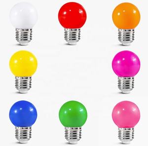 G45 E27 B22 0.5W 3000k प्लास्टिक रंग बल्ब एलईडी फिलामेंट लाइट लैंप बल्ब निर्माता - Product Image 3