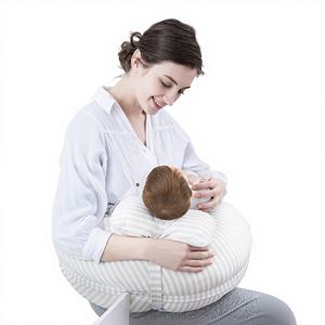Almohada de Lactancia Ergonómica, Almohada de Lactancia Suave y de Apoyo para Apoyo Durante el Embarazo - Product Image 1
