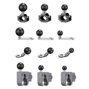 SORRISO Braçadeira de Alumínio Super Clamp com Cabeça Esférica Dupla, Braço Mágico com Rotação 360°, Rosca 1/4" e 3/8" para <span class=keywords><strong>C</strong></span>âmera de Ação, Celular, DSLR, Portátil - Product Image 3