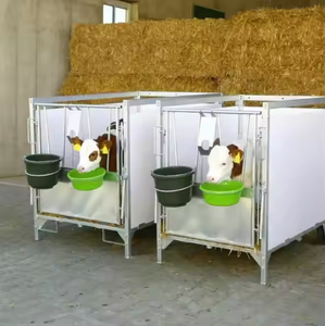 Topcalf Mono <span class=keywords><strong>Calf</strong></span> Hutch Manufacture Plus de boîtes de veau de stylo de veau avec service de modélisation 3D inclus pour clôturer les treillis et les portes - Product Image 2