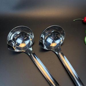 Cuillère séparatrice d'huile en acier inoxydable 304, louche à soupe, ustensile de cuisine, compatible lave-vaisselle - Product Image 3