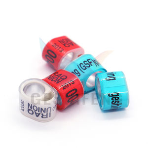 Gsf Fabriek Gsf-Icomring-Ap1205 Plastic Kern Met Plastic Jasring 8Mm Belgium <span class=keywords><strong>Ring</strong></span> Kan Elektronische Chips Vink Vogelring Plaatsen - Product Image 2