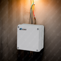 Boîtier électrique extérieur en plastique ABS pour montage en surface, pour connexion et protection des câbles, boîte de jonction étanche IP65