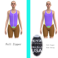 HIRBGOD Costume de triathlon personnalisé pour femmes Premium, rembourré Performance Tri Suit
