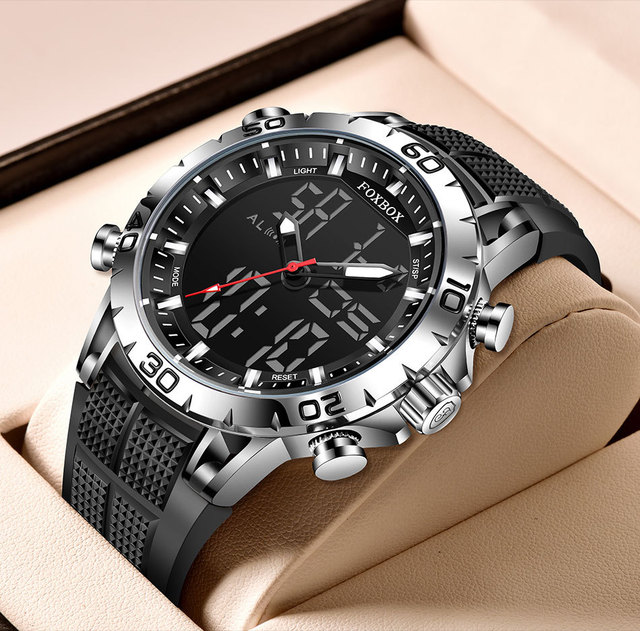 New Design Sport Men Quartz Digital Watch Creative Watches Men Waterproof Orologio Uomo Dual Display Clock Relogio Masculino