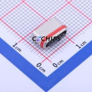 TYPE-C-31-E-07 USB Connector SMD Connector ( Connector Type: Type-C )( Gender: Female )( Mounting Type: Sink Board ) - Product Image 1