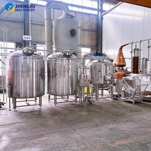 Ligne de production de chaudières à double cuve en cuivre ZJ 1000+1000L pour la distillation de riz/whisky, alambic à spiritueux pour des saveurs riches - Product Image 5