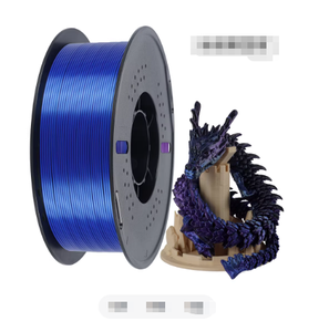 Filamento PLA <span class=keywords><strong>Kingroon</strong></span>, Material de Impresión <span class=keywords><strong>3D</strong></span> con Estética Impresionante para Decoraciones de Juguetes, Negro-Azul-Morado, 190-230°C, 1KG - Product Image 1