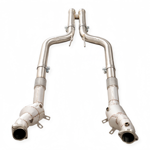 Système d'échappement à haut débit avec downpipe pour Mercedes-Benz W222 S300 S350 S400 S450 S500 3.0T 4.7T, collecteur d'échappement en acier inoxydable SS304 - Product Image 1