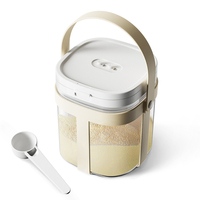 Nouveau Contenant de Stockage de Lait en Poudre pour Bébé en Plastique Portable Empilable Grande Capacité Sans BPA Anti-Fuite avec Couvercle Hermétique