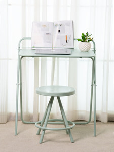<span class=keywords><strong>Table</strong></span> rectangulaire étroite pliable en fer forgé <span class=keywords><strong>pour</strong></span> <span class=keywords><strong>balcon</strong></span>, style nordique simple, <span class=keywords><strong>pour</strong></span> l'extérieur - Product Image 4