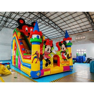 Tobogán Inflable Gigante de <span class=keywords><strong>Mickey</strong></span> <span class=keywords><strong>Mouse</strong></span> de PVC de Alta Calidad para Niños y Adultos, para Alquiler y Uso Familiar - Product Image 3