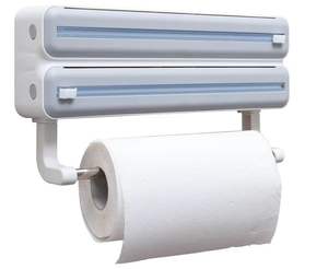 Distributeur de <span class=keywords><strong>papier</strong></span> <span class=keywords><strong>aluminium</strong></span> et de film plastique avec coupe-<span class=keywords><strong>papier</strong></span>, organisateur et porte-serviettes en <span class=keywords><strong>papier</strong></span>, boîtes et bacs de rangement pratiques - Product Image 2