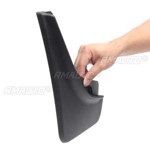 4 Piezas de Guardabarros de Plástico Negro para Auto, Guardabarros Delanteros y Traseros Moldeados, Protectores Contra Salpicaduras para Jeep Compass 17-18 - Product Image 6