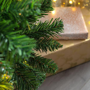 Venta caliente PVC verde árbol de Navidad LED árbol artificial lápiz árbol delgado <span class=keywords><strong>y</strong></span> largo decoración de Navidad - Product Image 3