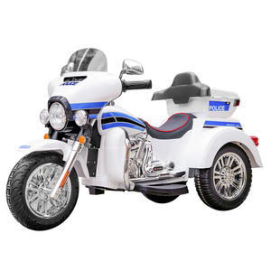 Nouvelle <span class=keywords><strong>moto</strong></span> <span class=keywords><strong>électrique</strong></span> pour enfants Harley, jouet rechargeable pour bébé, voiture de <span class=keywords><strong>police</strong></span>, peut transporter une personne, tricycle - Product Image 2