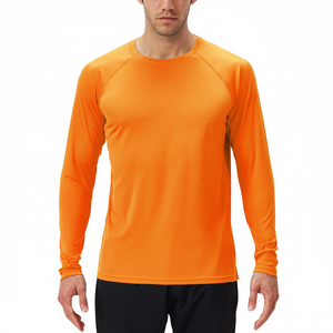 Camisetas de Protección Solar para Hombre de Primera Calidad, Diseño Moderno, Impresión por Sublimación, Precios de Mayoreo, Venta de Camisetas de Protección Solar de Color Sólido para Hombre - Product Image 1