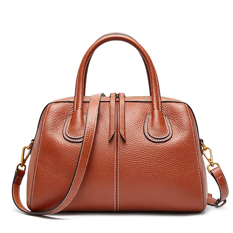 Wholesale High Quality Luxury Genuine Leather Trendy Shoulder Tote Bags Brand Designer Handbags For Women