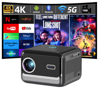 Projecteur vidéo F3 1080P, projecteur de cinéma maison portable, Full HD avec correction de trapèze numérique pour la chambre à coucher, le jardin et le divertissement
