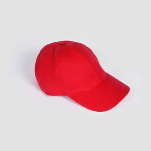 Topi olahraga Linen merah Premium uniseks-desain abadi & Kerajinan Italia-pakaian kasual & atletik