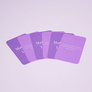 Cartes à jouer personnalisées d'impression de haute qualité, style frais, cartes de versets bibliques, cartes de prière saintes en carton de luxe avec boîte - Product Image 3