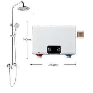 家庭用モダンノベルデザインシャワー電気タンクレス温水ヒーターシャワー用電気インスタント給湯器