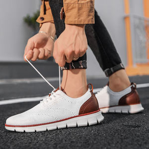 รองเท้าถักลำลองระบายอากาศน้ำหนักเบากันลื่นสวมใส่ง่ายมีโลโก้ตามสั่งทันสมัย - Product Image 3