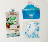 Adorables intercalaires en acrylique M5/A7 pour classeur à 6 anneaux, planificateur A6, séparateurs d'index, remplisseurs de cartes et pages d'index
