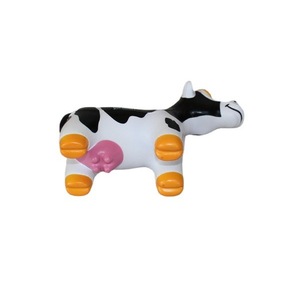 PU Cow With Glasses High <b>Rebound</b> Foam Toy Animal Figure - Product Image 3