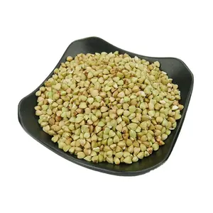 Granos de alforfón secos orgánicos de origen chino a granel Precio de alforfón descascarado verde por tonelada