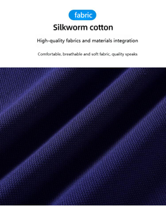 Polo de algodón 100% de alta calidad para hombre, camisa de verano de manga corta con solapa personalizada 5A, ropa de trabajo con estampado de bordado antibacteriano - Product Image 6